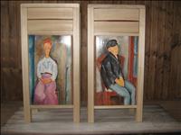 Anteprima di comodini seire modigliani insieme