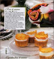 Cupcakes fiori di ananas